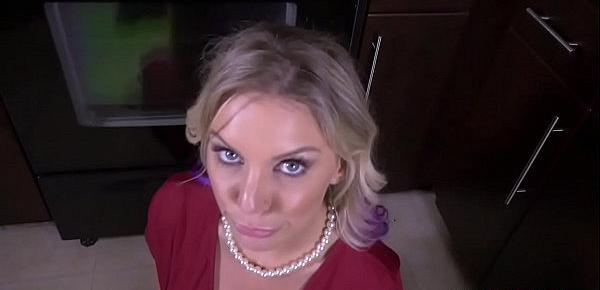  Blackmailing stepson gives a MILF stepmom a lesson
